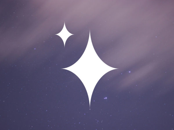 Glow Creative stars purple